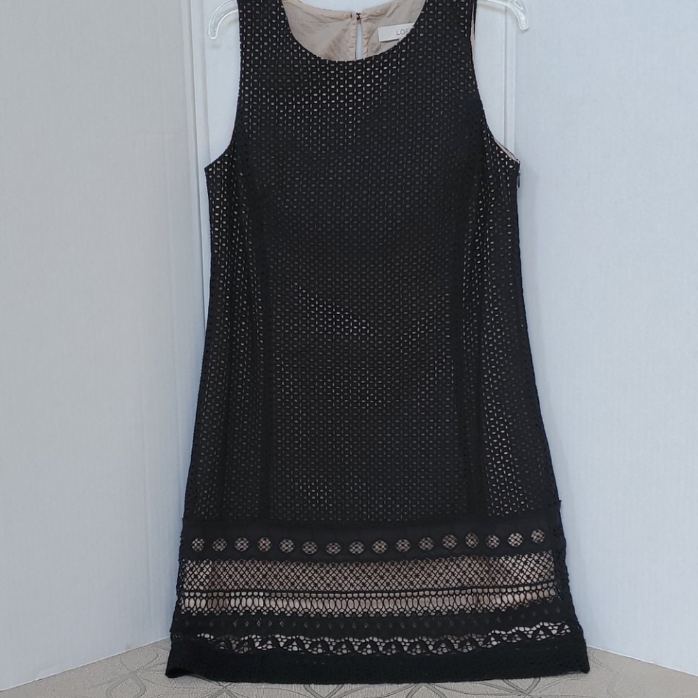 LOFT Crochet Sheath Dress